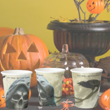 Grim Reaper Halloween Party Cups de Papel