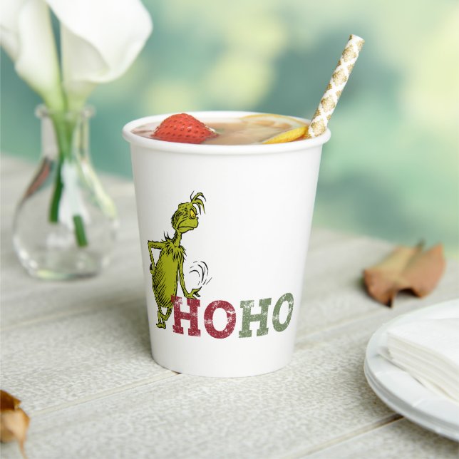 Vasos De Papel Grinch | Ho Ho Ho Ho (in situ)