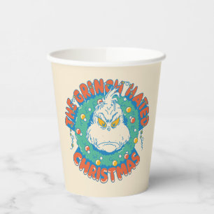 Vasos De Papel Grinch Odió La Navidad