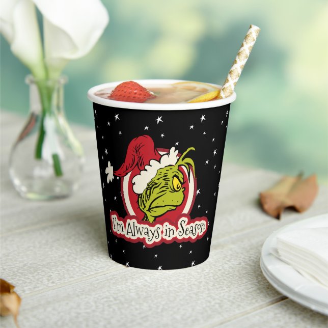 Vasos De Papel Grinch | Siempre estoy en temporada (in situ)