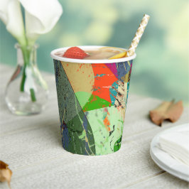 Vasos De Papel Grunge abstracto.