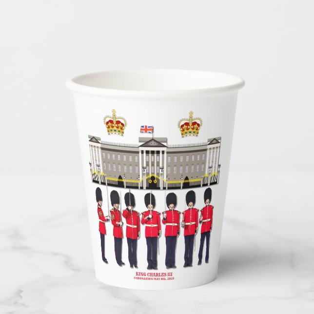 Vasos De Papel Guardias granadinos en el desfile (Anverso)