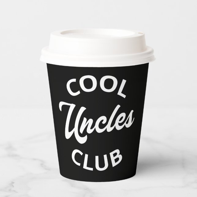 Vasos De Papel Guay Uncles Club I (Anverso)
