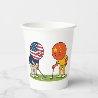 Vasos De Papel Guerra Comercial, la Edición Golf