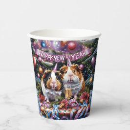 Vasos De Papel Guinea Cerdos Fiesta de Año Nuevo