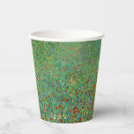 Vasos De Papel Gustav Klimt - Campo de amapola<br><div class="desc">Campo de amapola / Campo de los cachorros - Gustav Klimt,  Petróleo en lienzo,  1907</div>