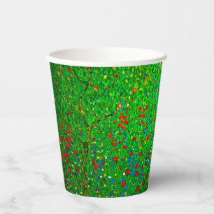 Vasos De Papel Gustav Klimt Poppy Field
