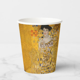 Vasos De Papel Gustav Klimt - Retrato de Adele Bloch-Bauer I