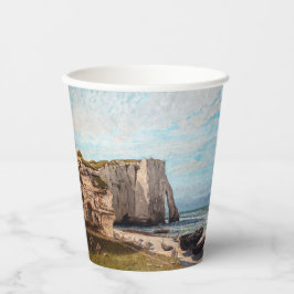 Vasos De Papel Gustave Courbet - Acantilados en Etretat después d