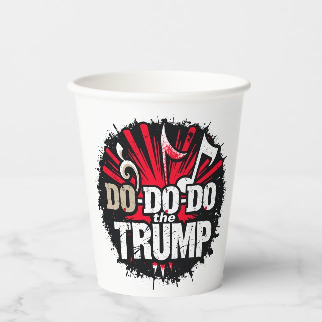 Vasos De Papel Hacer Trump (Anverso)