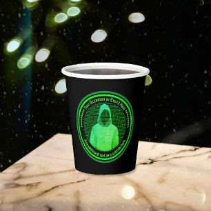Vasos De Papel Hackers informáticos de delitos informáticos - tex