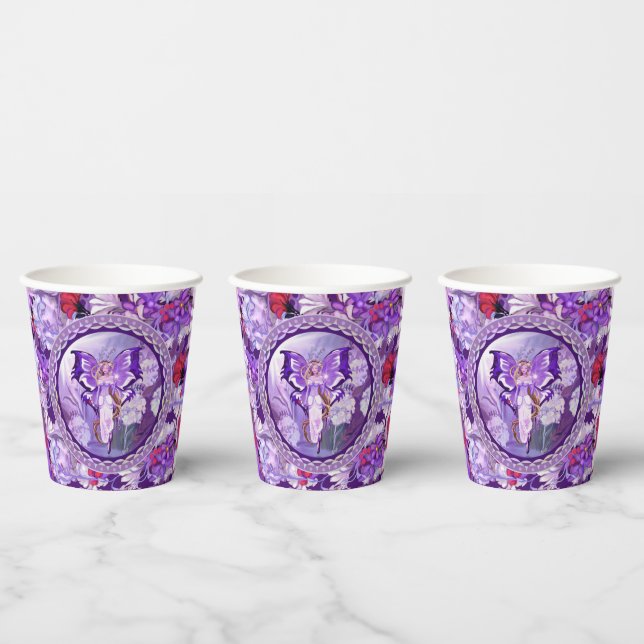 Vasos De Papel Hada Purple Sun (Multi)