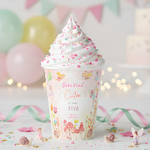 Hadas de huerto acuarela cumpleaños