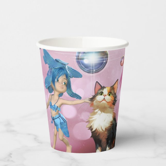 Vasos De Papel Hadas dulces (Izquierda)