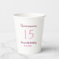 Hadas rosadas 15 años simple moder quinceanera
