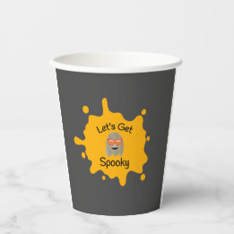 Vasos De Papel Hagamos unas tazas fantasmales