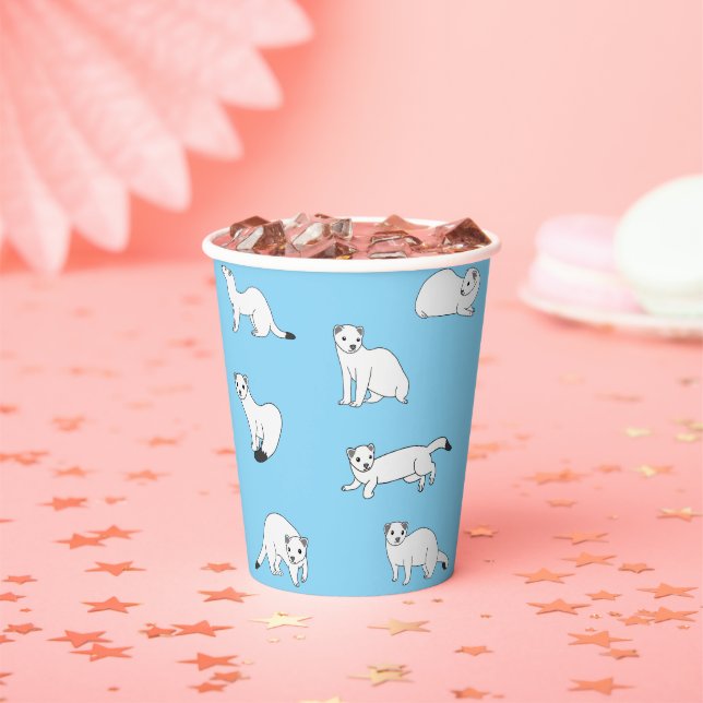 Vasos De Papel Haida Ermines (in situ)