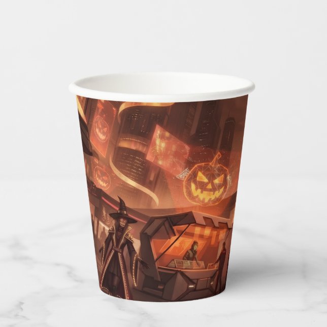 Vasos De Papel Halloween (Anverso)