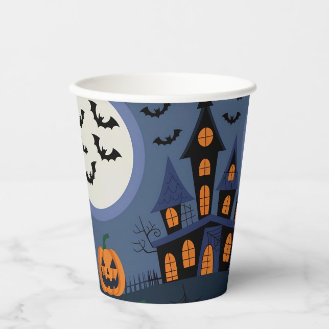Vasos De Papel Halloween (Anverso)