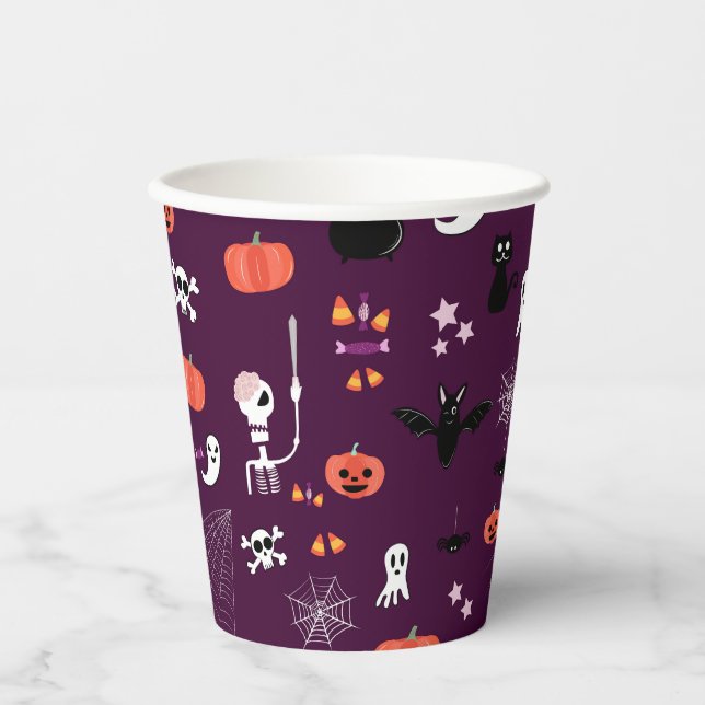 Vasos De Papel Halloween (Anverso)