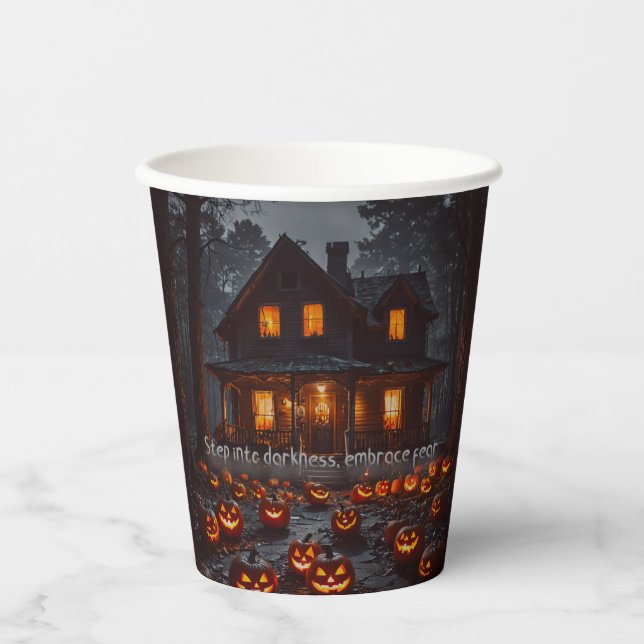 Vasos De Papel Halloween (Anverso)