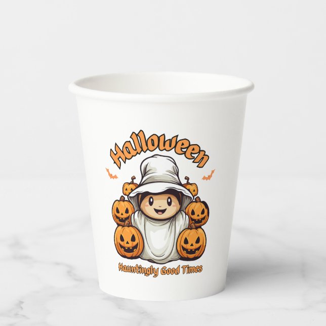 Vasos De Papel Halloween (Anverso)