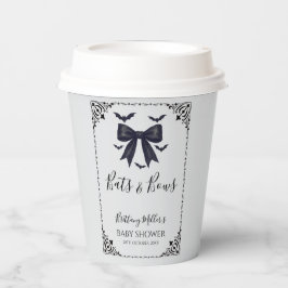 Vasos De Papel Halloween Baby Shower Gothic