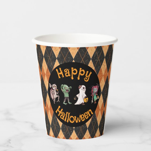Vasos De Papel Halloween Bash Spooktacular (Anverso)