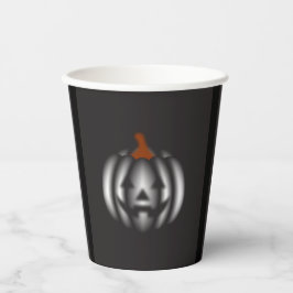 Vasos De Papel Halloween black pumpkin 