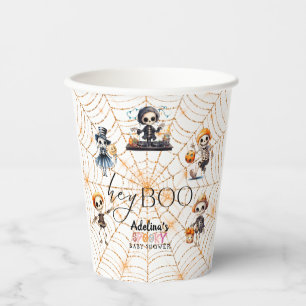 Vasos De Papel Halloween Boo Spooky Skeletons disfraces Baby Show