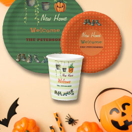 Vasos De Papel Halloween Casa Fiesta Gremlins Bienvenida Lime