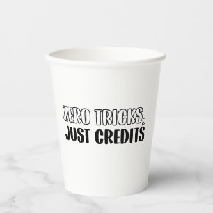 Vasos De Papel Halloween - Cero trucos