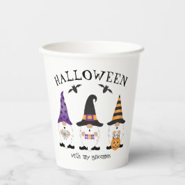 Vasos De Papel Halloween con mi Naranja púrpura