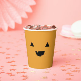 Vasos De Papel Halloween de calabaza suave