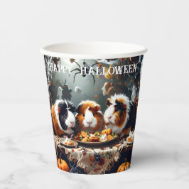 Vasos De Papel Halloween de Cerdo de Guinea