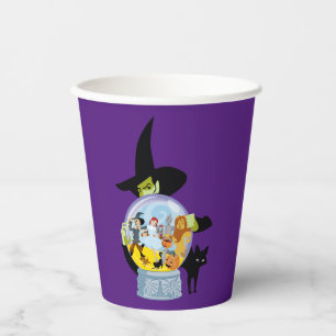 Vasos De Papel Halloween de la bruja malvada Crystal Ball