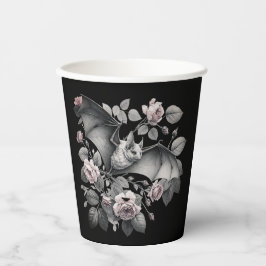 Vasos De Papel Halloween de los Bates Voladores