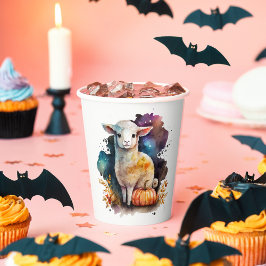 Vasos De Papel Halloween del Cordero acuático