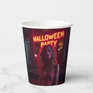 Vasos De Papel Halloween dulce contigo