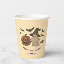 Vasos De Papel Halloween espeluznante - Beber con truco o tratar 
