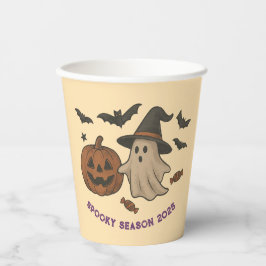 Vasos De Papel Halloween espeluznante - Beber con truco o tratar 