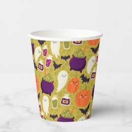Vasos De Papel Halloween festivo: tazas desechables para niños Fi
