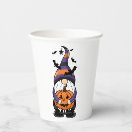 Vasos De Papel Halloween Gnome