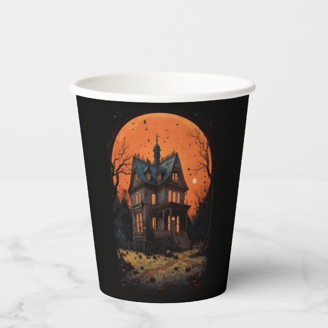 Vasos De Papel Halloween - Halloween Party (Anverso)