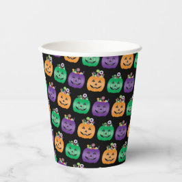 Vasos De Papel Halloween Jack O Lantern Candy