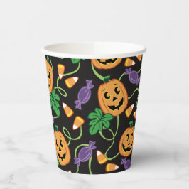 VASOS DE PAPEL HALLOWEEN PATTERN