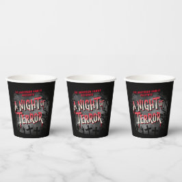 Vasos De Papel Halloween personalizado adulto de película de terr