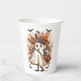Vasos De Papel Halloween Postal Service Ghost