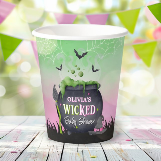 Vasos De Papel Halloween Spooky Baby Shower Paper Cups (Subido por el creador)