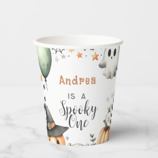 Vasos De Papel Halloween Spooky primero uno